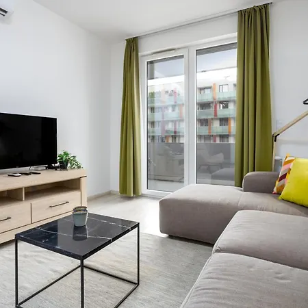 Apartament New Atrium Residences With Free Private Parking *
